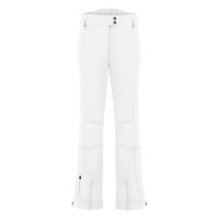 Womens stretch ski pants white Eva