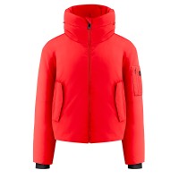 Womens ski jacket scarlet red Julie