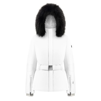 Womens ski jacket white Joana