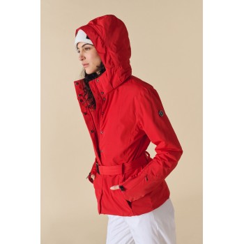Womens ski jacket scarlet red Joana