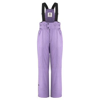 Womens ski bib pants lavender purple Jess