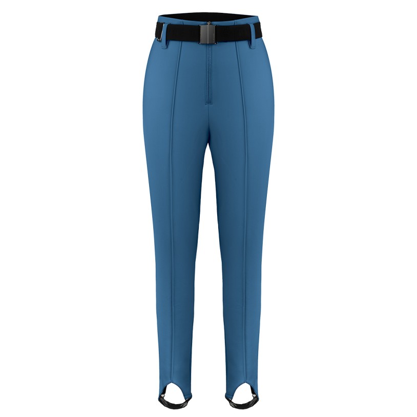 Womens softshell pants twilight blue Gysel