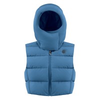 Womens down vest twilight blue Cindy