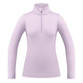 Womens base layer with zip dream purple Mia