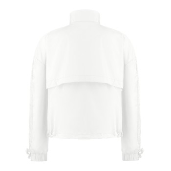 Womens windbreaker Flore white