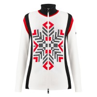 Womens knit jacket white Alice