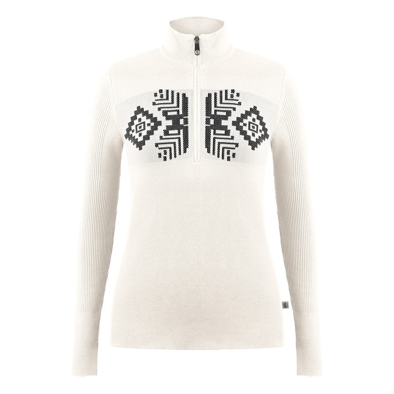 Womens knit jacket white Adele