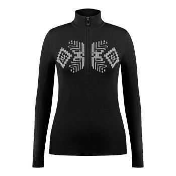 Womens knit jacket black Adele