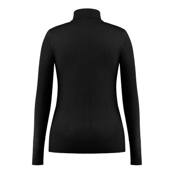 Womens knit jacket black Adele