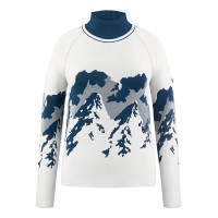 Womens knit pullover white Ambre