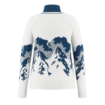 Womens knit pullover white Ambre