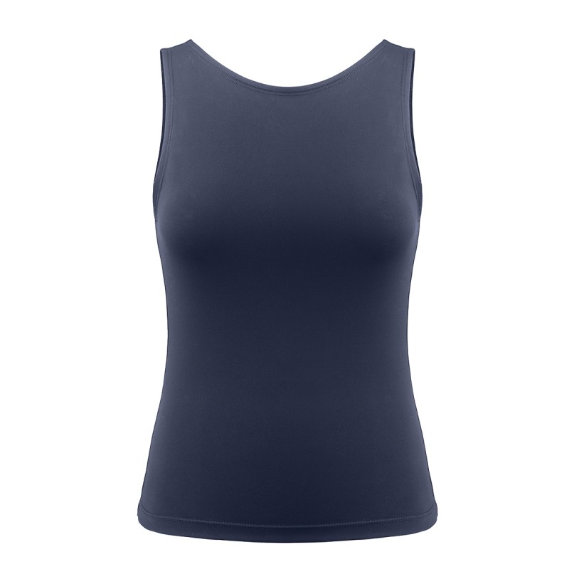 Womens tank top Sara oxford blue