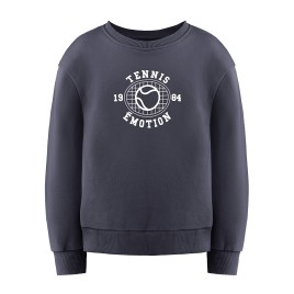 Womens cotton sweatshirt Diana oxford blue