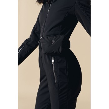 Ski belt bag black Pouci