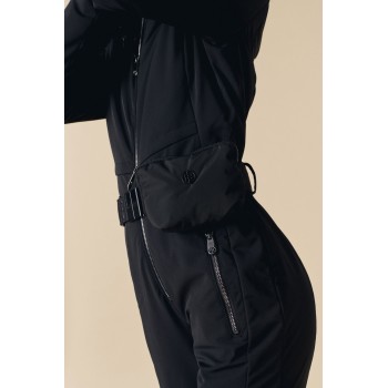 Ski belt bag black Pouci