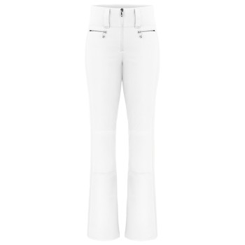 Womens stretch ski pants white