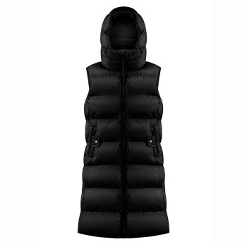 Womens synthetic down vest black