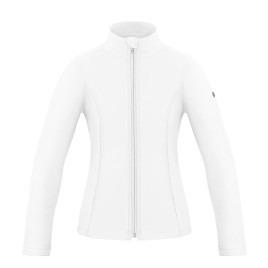 Girls micro fleece jacket white