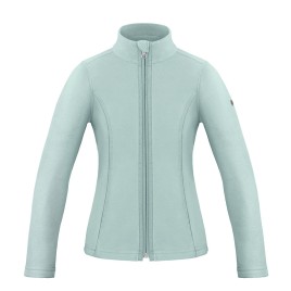 Girls micro fleece jacket aloe blue