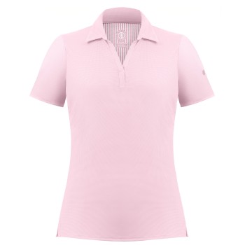 Womens polo shirt powder pink