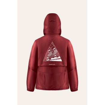 Girls windbreaker tango red