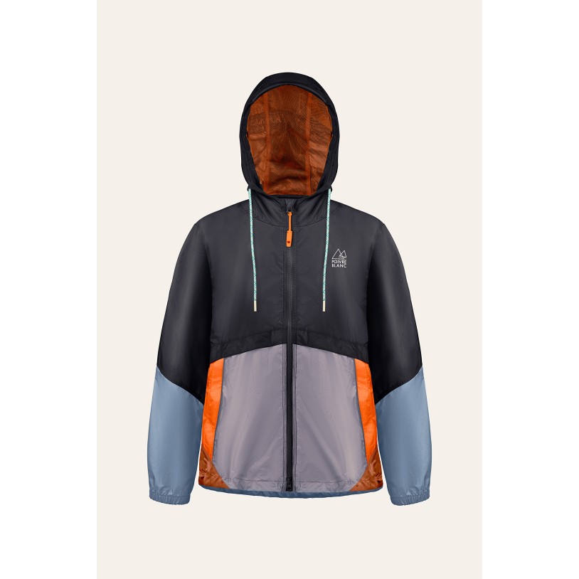 Girls windbreaker iris blue