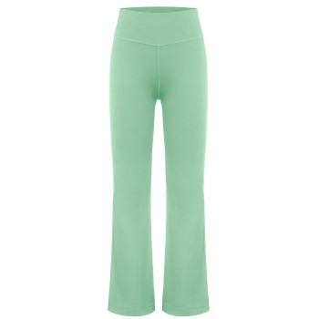 Girls stretch pants almond green