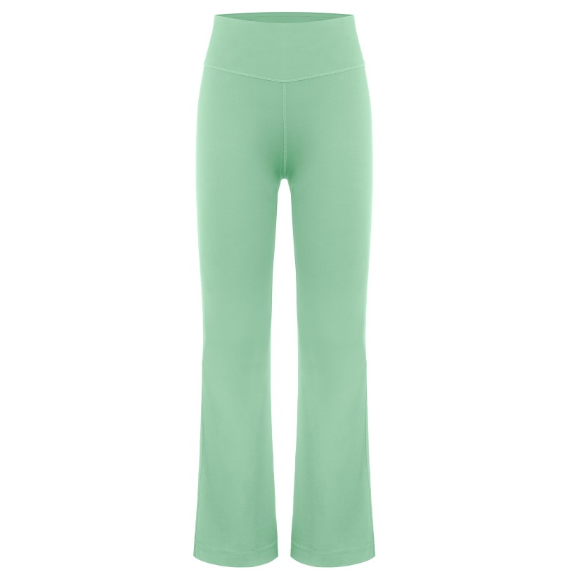 Girls stretch pants almond green