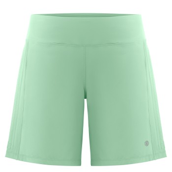 Womens stretch shorts almond green
