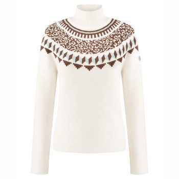 Womens knit pullover white