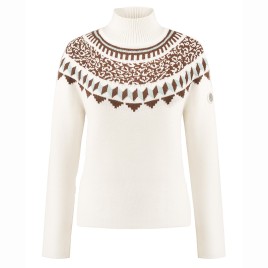 Girls knit pullover white