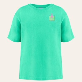 Girls cotton t-shirt tennis mint green