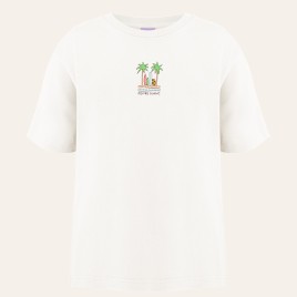 Girls cotton t-shirt van white