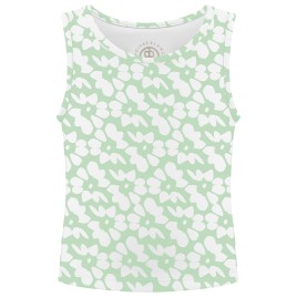Girls top flower green