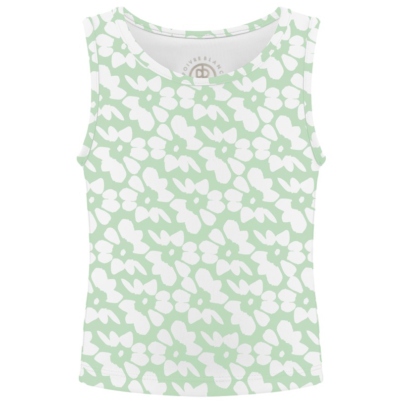 Girls top flower green