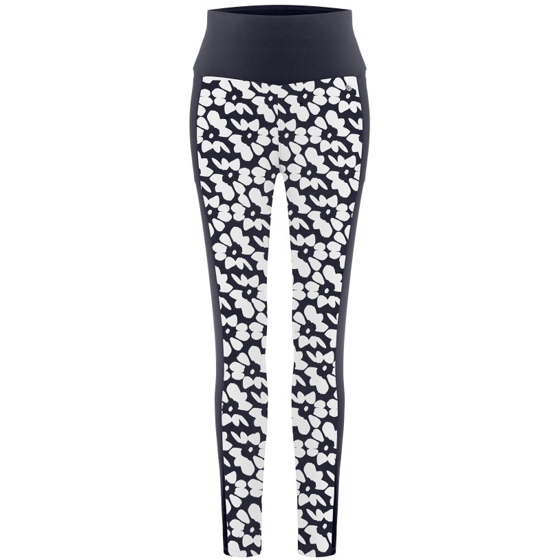 Womens leggings flower oxford blue/blue