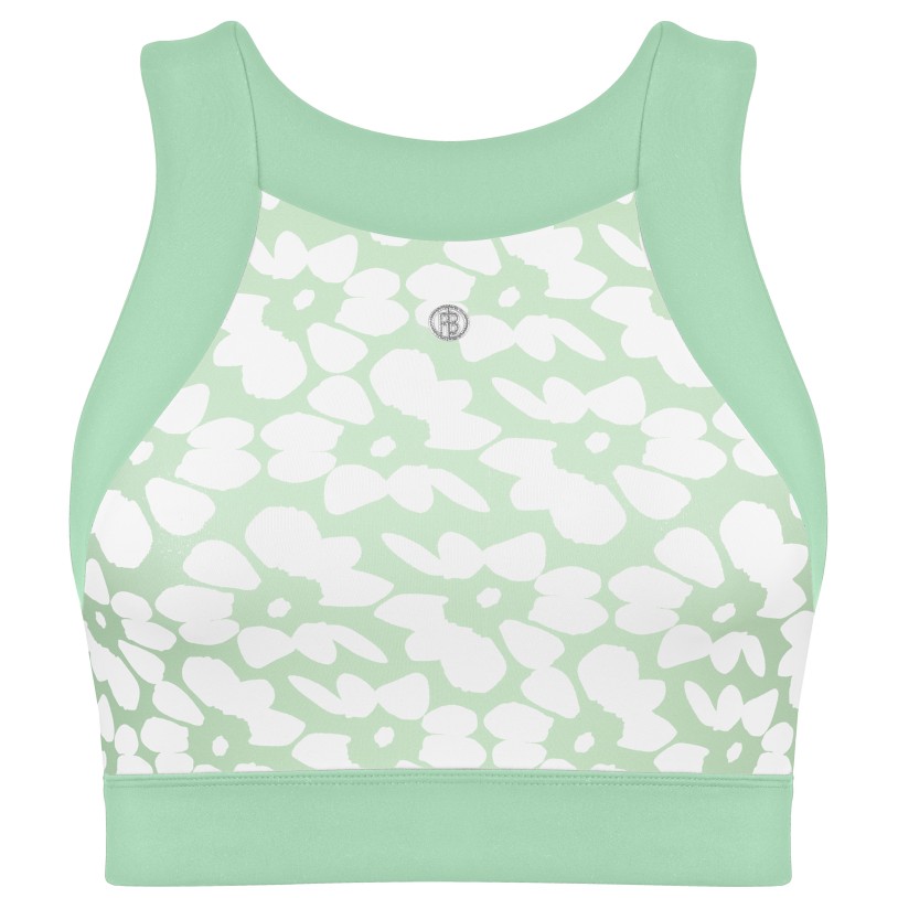 Womens bra flower green/green