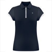Womens polo shirt oxford blue