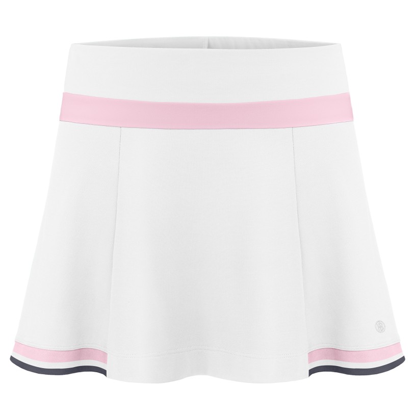 Womens tennis skort white/powder pink