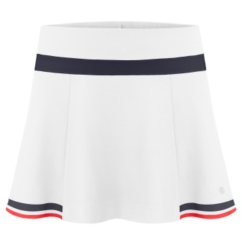 Womens tennis skort white/oxford blue