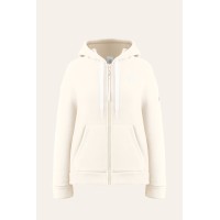 Womens polartec hoody natural white