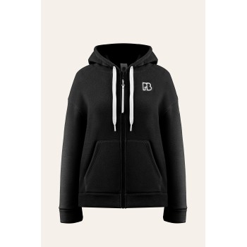 Womens polartec hoody black
