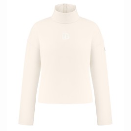 Womens neoprene pullover natural white