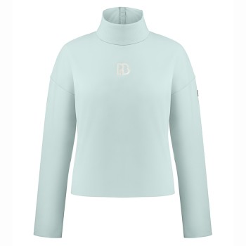 Womens neoprene pullover aloe blue