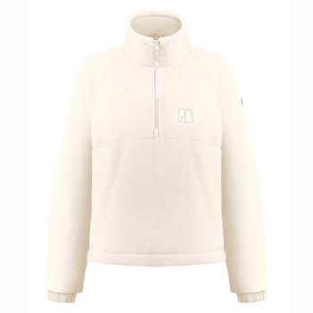 Womens polartec sweater white