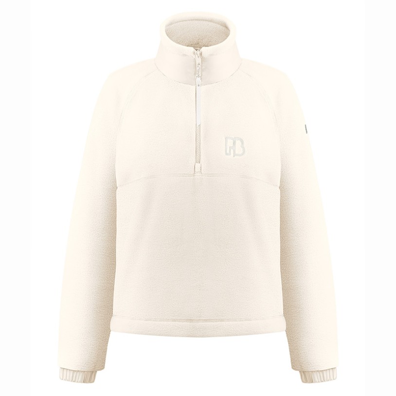 Womens polartec sweater white