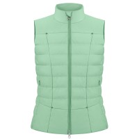 Womens vest almond green