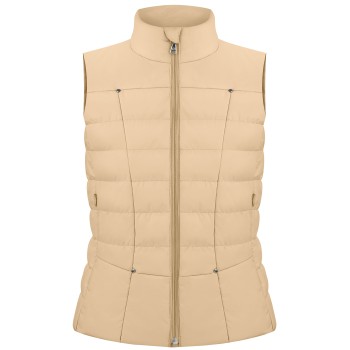 Womens vest sand beige