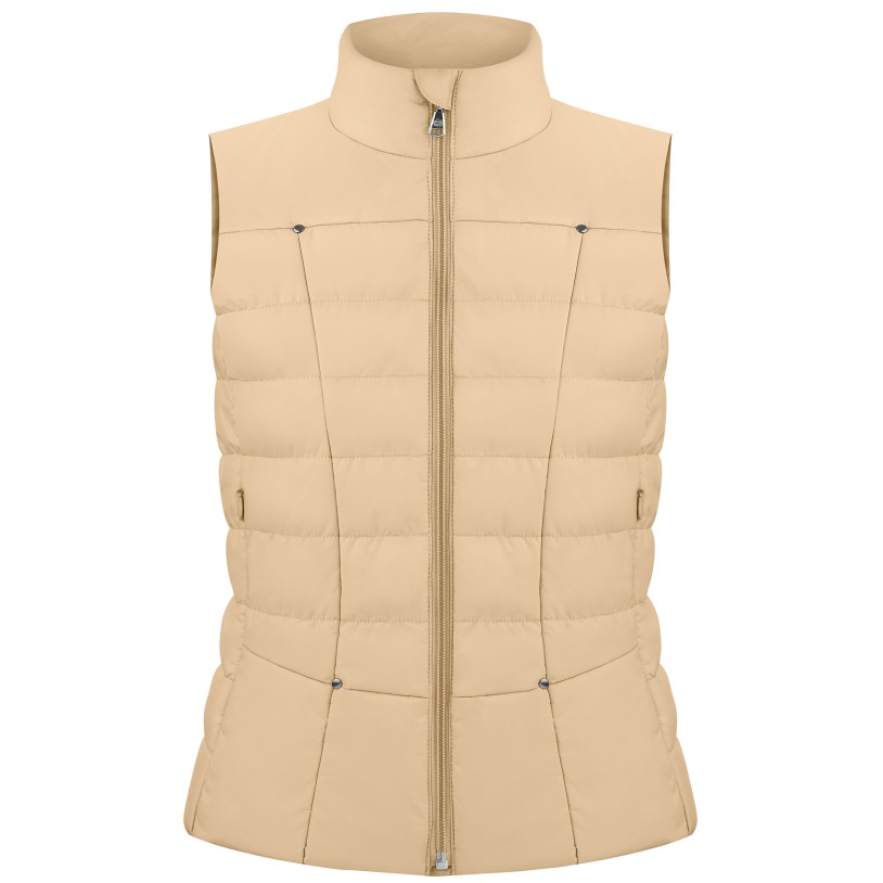 Womens vest sand beige