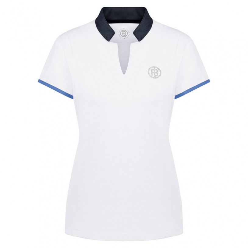Womens white polo shirt